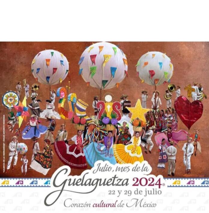 En la Guelaguetza 2024, 16 culturas, ocho regiones y el pueblo afromexicano y mestizo de Oaxaca presentan: