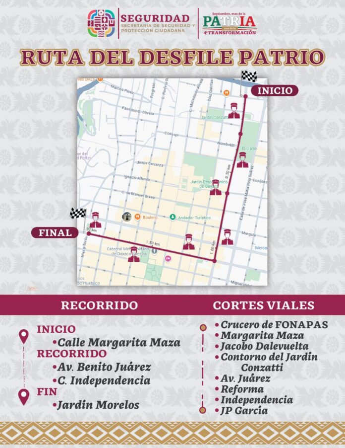 Presenta SSPC de Oaxaca despliegue operativo “Septiembre, Mes de las fiestas patrias”