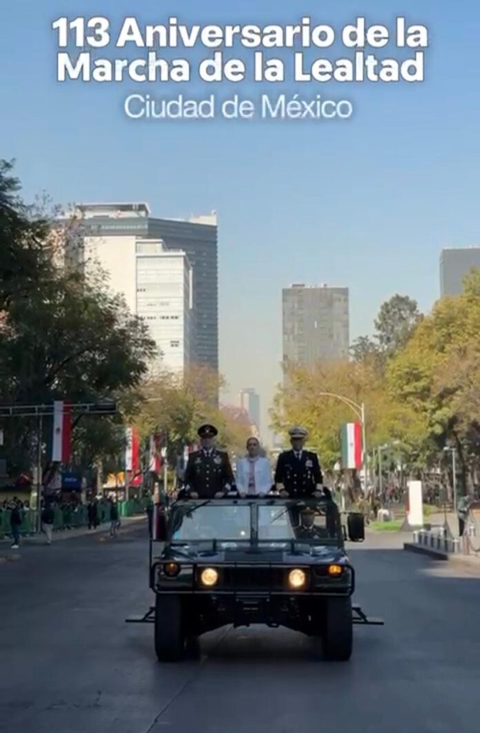 Las Fuerzas Armadas reiteran su lealtas a la Presidenta Claudia Sheinbaum