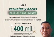 La Beca Benito Juárez acompañará a las y los jóvenes que ingresen a los nuevos espacios de educación media superior. 📚
