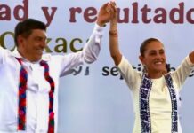 ¿ASÍ O MÁS CLARO?… SALOMÓN JARA, ES EL “MANDATARIO FAVORITO” DE NUESTRA PRESIDENTA, LA DOCTORA CLAUDIA SHEINBAUM…