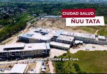¡Oaxaca contará con un Centro médico para todas y todos, se llama: “Ñuu Tata”, esta Ciudad Salud es un complejo hospitalario integrado por tres hospitales: el General Regional del IMSS, el Regional de Alta Especialidad del ISSSTE y el General del IMSS Bienestar!…